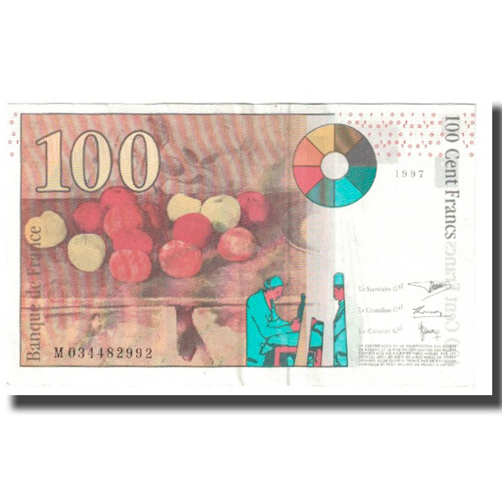 Frankreich, 100 Francs, Cézanne, 1997, BRUNEEL, BONARDIN, VIGIER, 1997, VZ