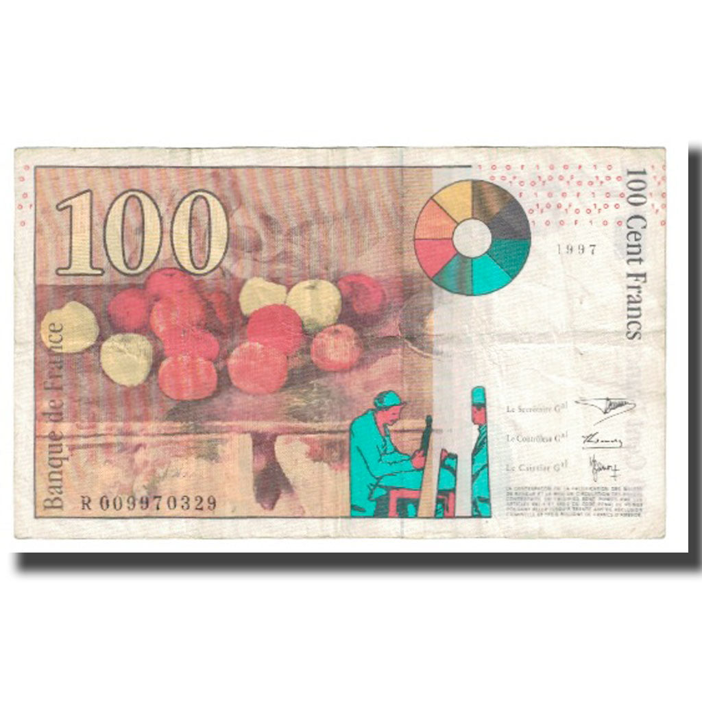 Frankreich, 100 Francs, Cézanne, 1997, BRUNEEL, BONARDIN, VIGIER, 1997, SS