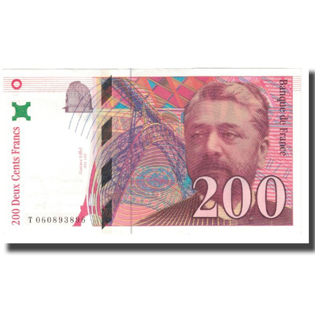 France, 200 Francs, Eiffel, 1997, BRUNEEL, BONARDIN, VIGIER, 1997, UNC(63)
