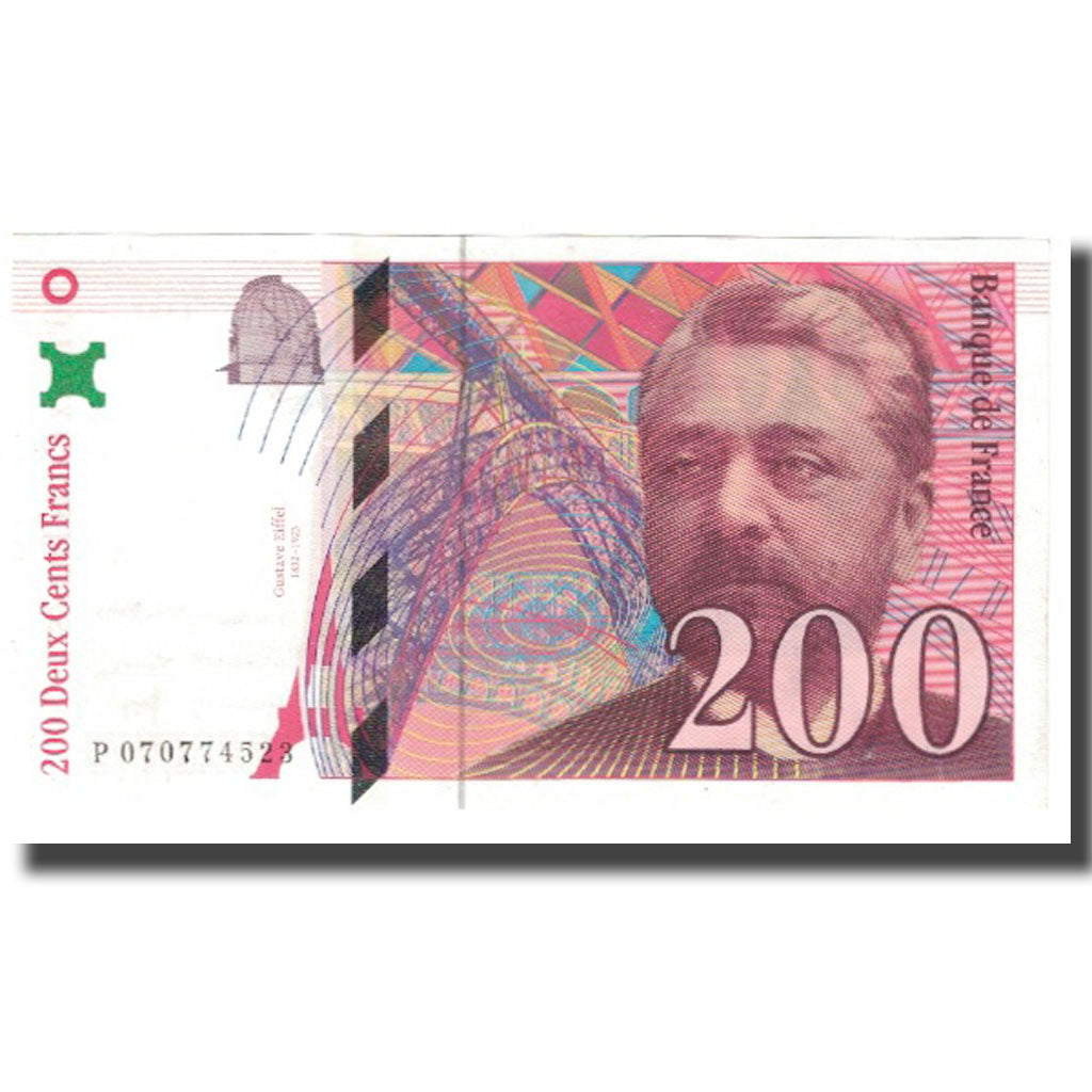 Francia, 200 Francs, Eiffel, 1997, BRUNEEL, BONARDIN, VIGIER, 1997, SPL-