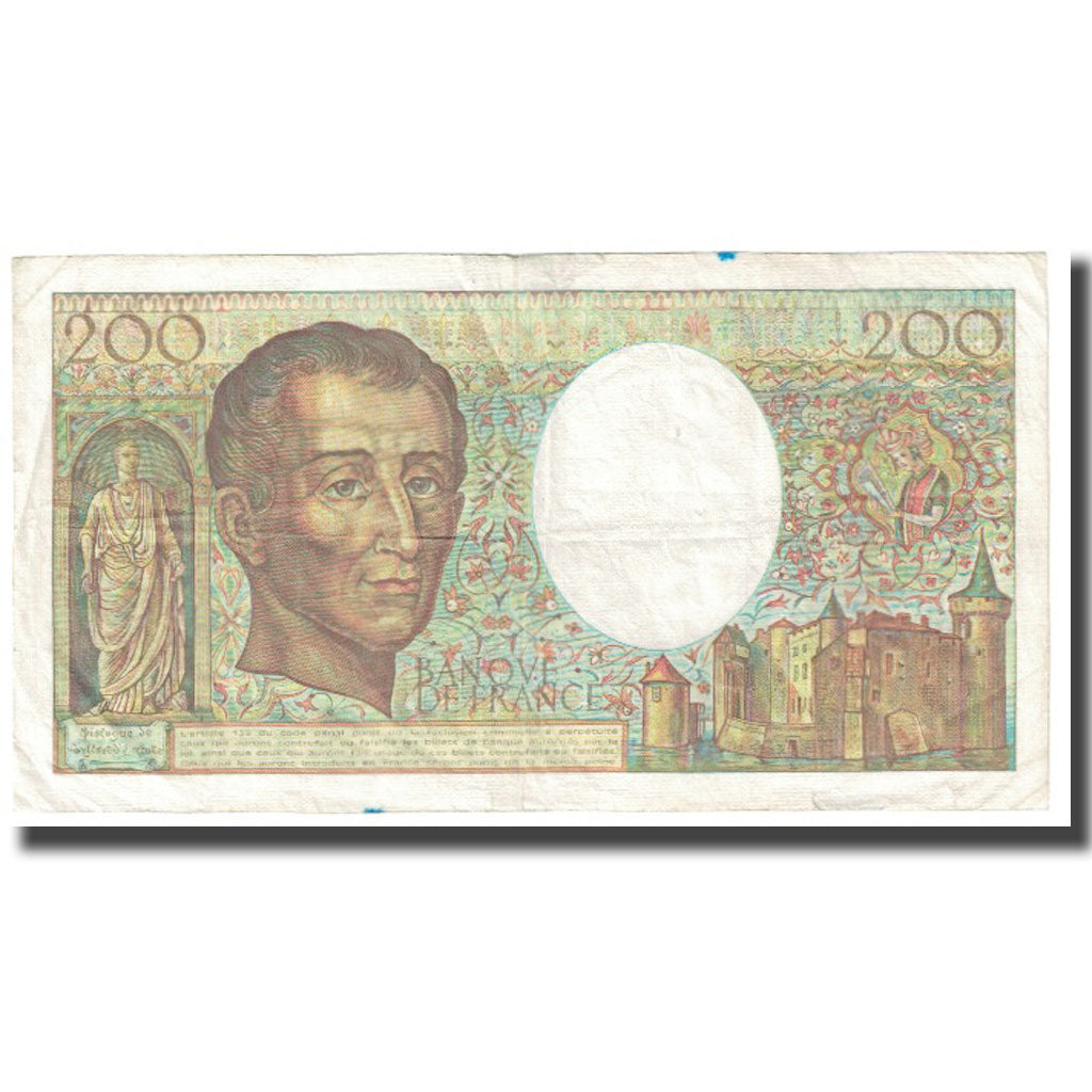 Francja, 200 Francs, Montesquieu, 1983, P. A.Strohl-G.Bouchet-J.J.Tronche, 1983