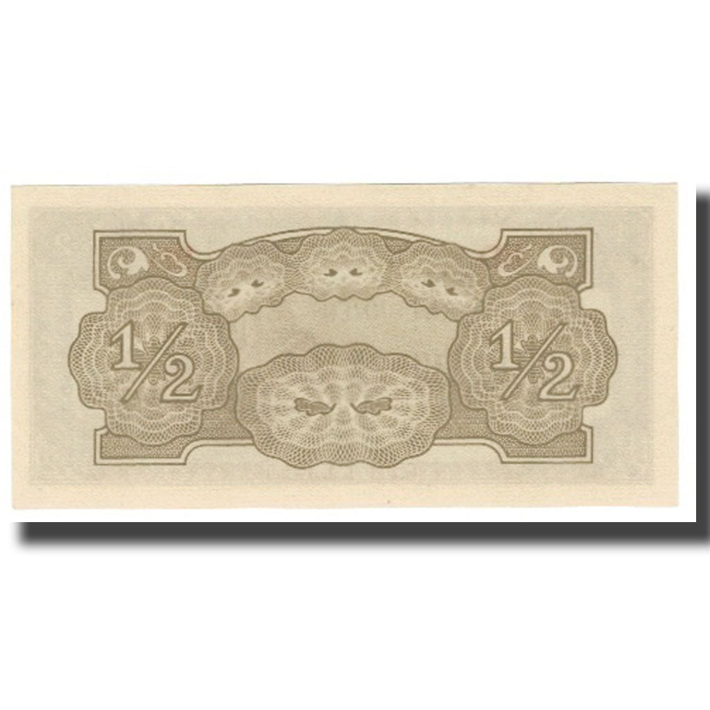 Nota, Birmânia, 1/2 Rupee, KM:13b, UNC(63)