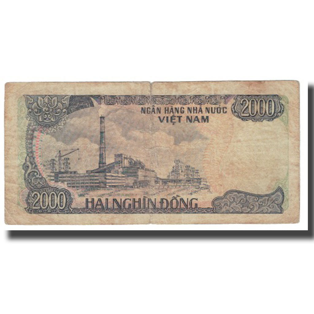 Banknote, Vietnam, 2000 D<ox>ng, 1987, KM:103a, VF(20-25)