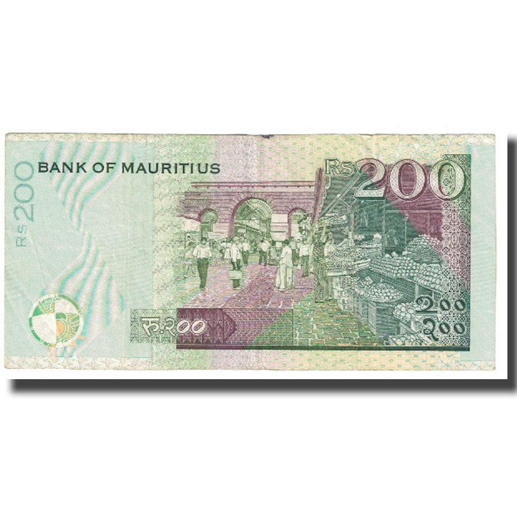 Banknot, Mauritius, 200 Rupees, 2004, KM:57a, EF(40-45)