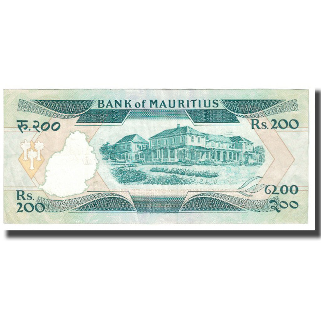 Banknote, Mauritius, 200 Rupees, KM:57a, EF(40-45)