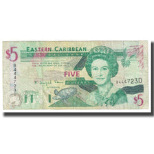 Banknote, East Caribbean States, 5 Dollars, KM:47a, VF(20-25)