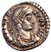 Valens, Siliqua, Trier, AU(50-53), Silver, Cohen #109, 2.20