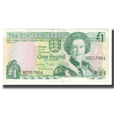 Billete, 1 Pound, Jersey, KM:26a, MBC