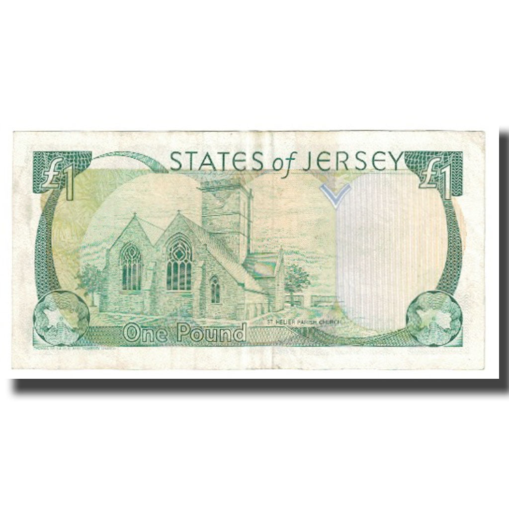 Billete, 1 Pound, Jersey, KM:26a, MBC