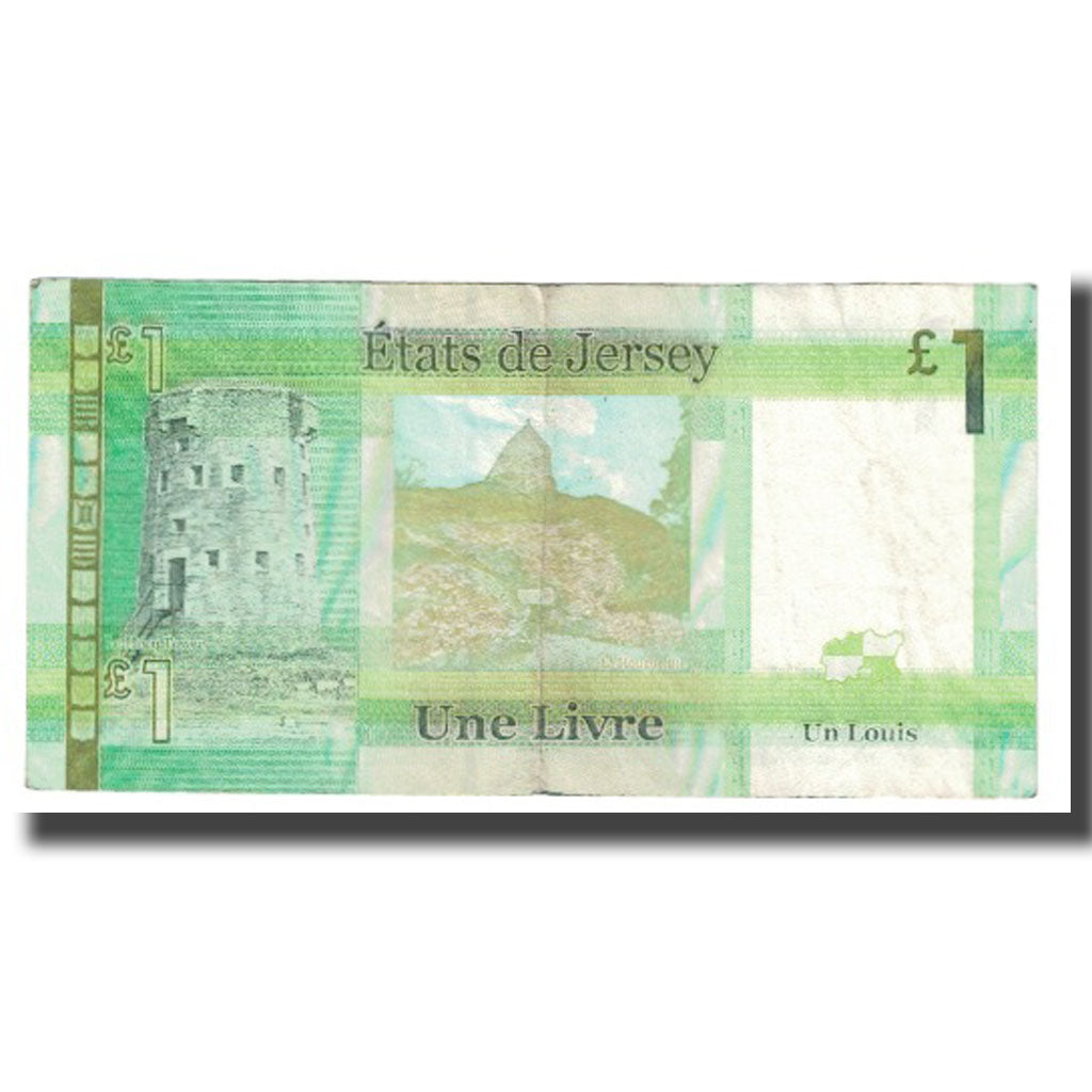 Billete, 1 Pound, Jersey, KM:32a, MBC