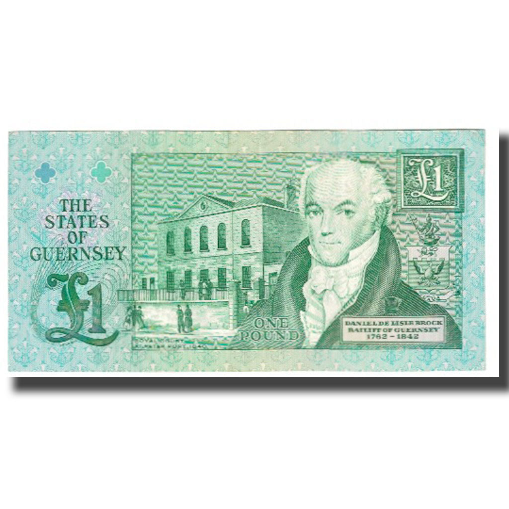 Banconote, Guernsey, 1 Pound, KM:48a, BB