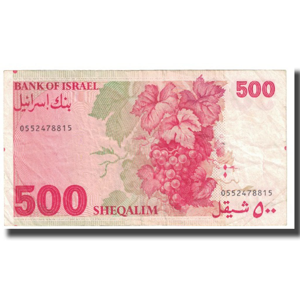 Banknote, Israel, 500 Sheqalim, 1982, KM:48, EF(40-45)
