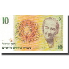 Banknote, Israel, 10 New Sheqalim, KM:53c, UNC(65-70)