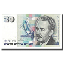 Biljet, Israël, 20 New Sheqalim, 1987, KM:54c, NIEUW
