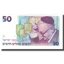Biljet, Israël, 50 New Sheqalim, KM:55a, NIEUW