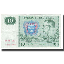 Banconote, Svezia, 10 Kronor, 1984, KM:52e, BB