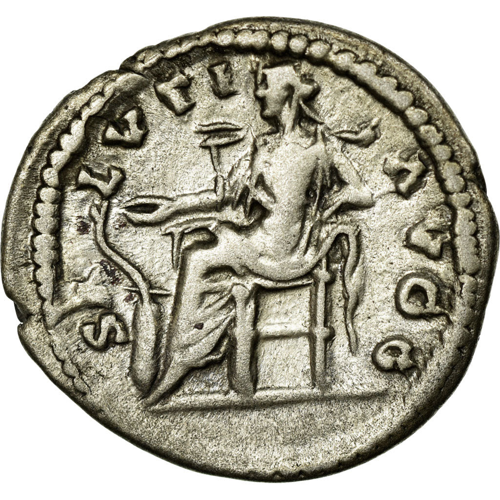 Coin, Septimius Severus, Denarius, AU(50-53), Silver, Cohen:642