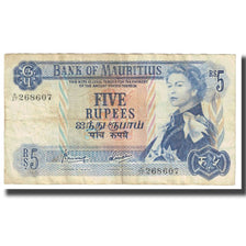 Geldschein, Mauritius, 5 Rupees, KM:30a, S