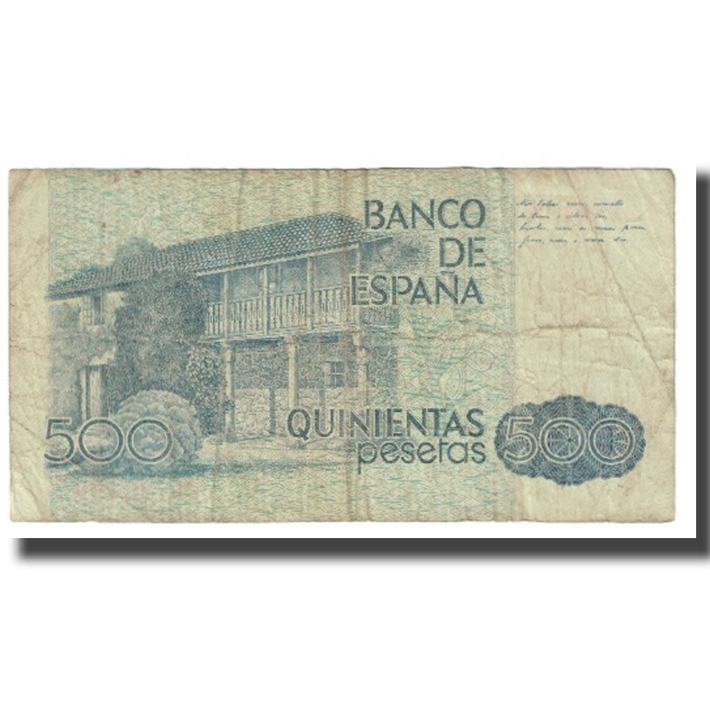 Banknote, Spain, 500 Pesetas, 1979, 1979-10-23, KM:157, VF(20-25)