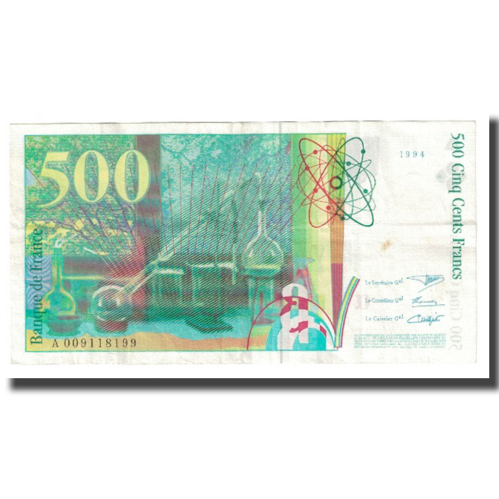 Frankreich, 500 Francs, Pierre et Marie Curie, 1994, BRUNEEL, BONARDIN, VIGIER