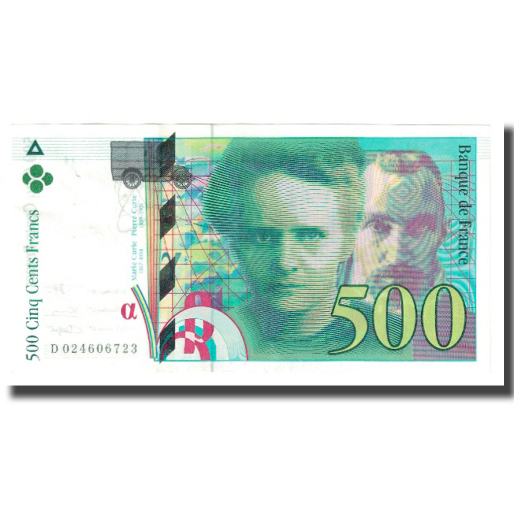 Frankreich, 500 Francs, Pierre et Marie Curie, 1994, BRUNEEL, BONARDIN, VIGIER