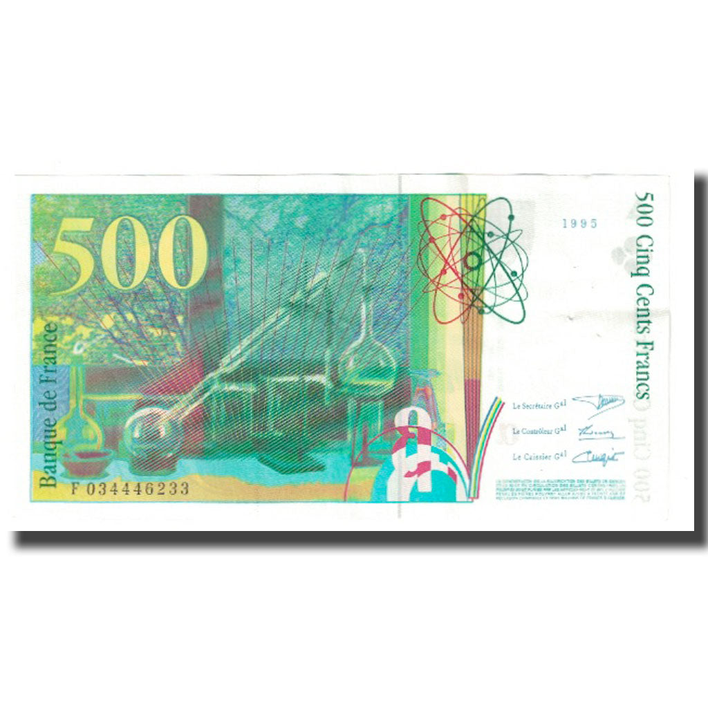 France, 500 Francs, Pierre et Marie Curie, 1994, BRUNEEL, BONARDIN, VIGIER