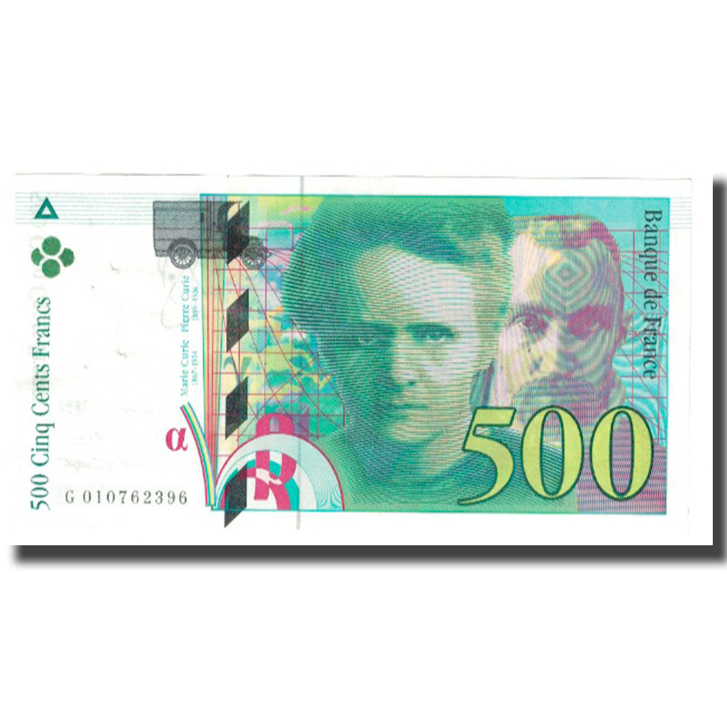 Francia, 500 Francs, Pierre et Marie Curie, 1994, BRUNEEL, BONARDIN, VIGIER