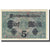 Banknote, Germany, 5 Mark, 1917, 1917-08-01, KM:56a, UNC(63)