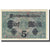 Banconote, Germania, 5 Mark, 1917, 1917-08-01, KM:56a, SPL