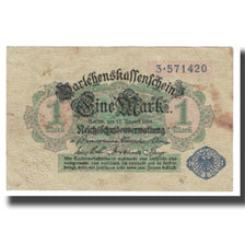 Banknote, Germany, 1 Mark, 1914, 1914-08-12, KM:50, AU(55-58)