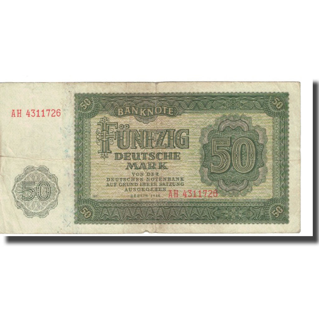 Banknote, Germany - Democratic Republic, 50 Deutsche Mark, 1948, KM:14b