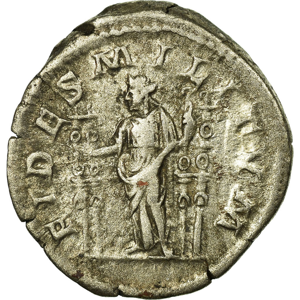 Coin, Macrinus, Denarius, Roma, AU(50-53), Silver, Cohen:26