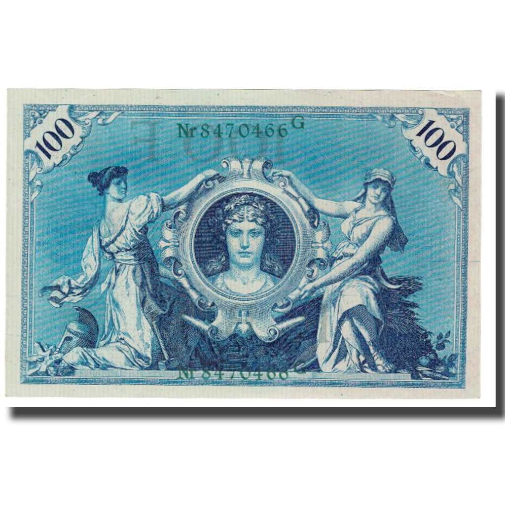 Geldschein, Deutschland, 100 Mark, 1908, 1908-02-07, KM:34, UNZ-