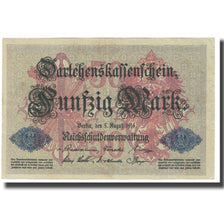 Banknote, Germany, 50 Mark, 1914, 1914-08-05, KM:49b, EF(40-45)