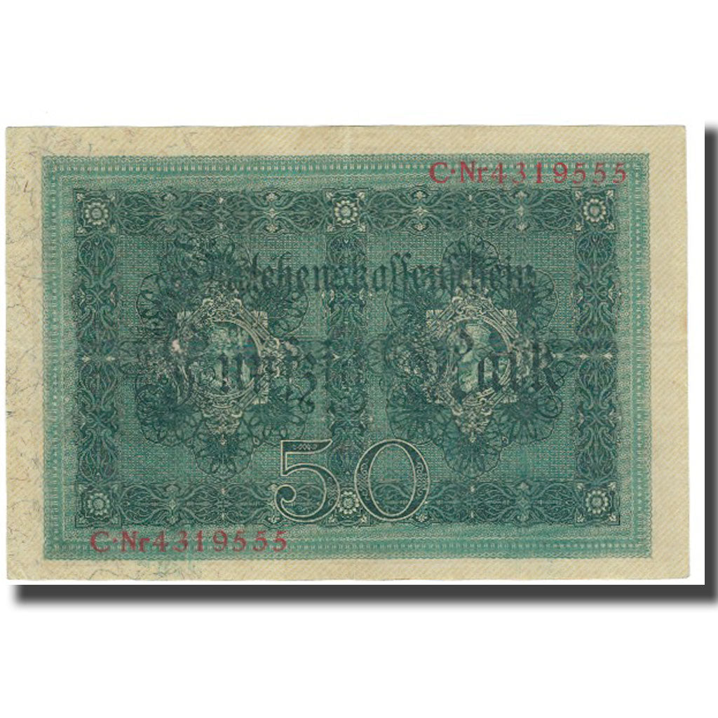 Banknote, Germany, 50 Mark, 1914, 1914-08-05, KM:49b, EF(40-45)