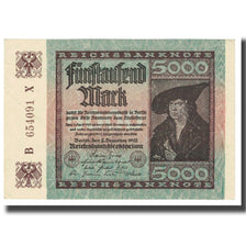 Banconote, Germania, 5000 Mark, 1922, 1922-12-02, KM:81a, SPL