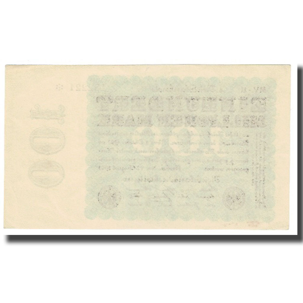 Banknote, Germany, 100 Millionen Mark, 1923, 1923-08-22, KM:107a, EF(40-45)