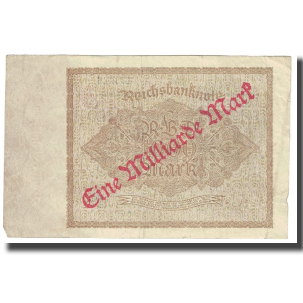 Banknote, Germany, 1 Milliarde Mark on 1000 Mark, 1922, 1922-12-15, KM:113a