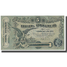 Nota, Rússia, 5 Rubles, 1917, KM:S335, EF(40-45)