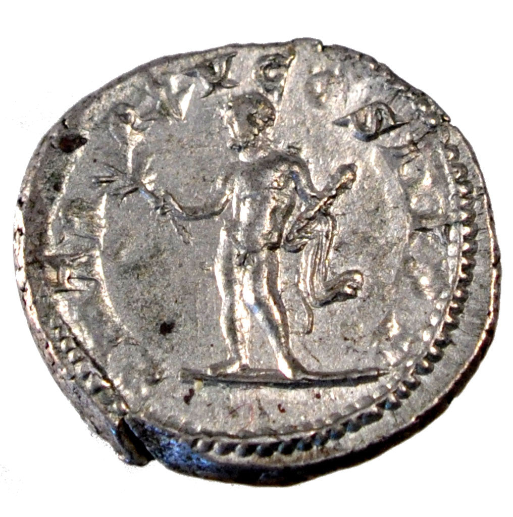 Coin, Caracalla, Denarius, AU(50-53), Silver, Cohen:196