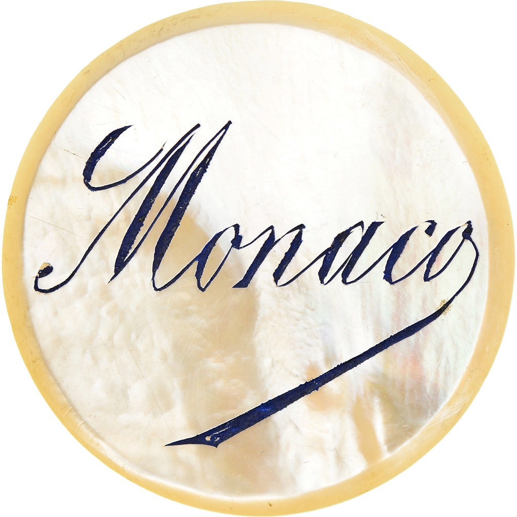 Monaco, Jeton, Jeton en Nacre de Tir aux Pigeons, Sports & leisure, SUP, (No