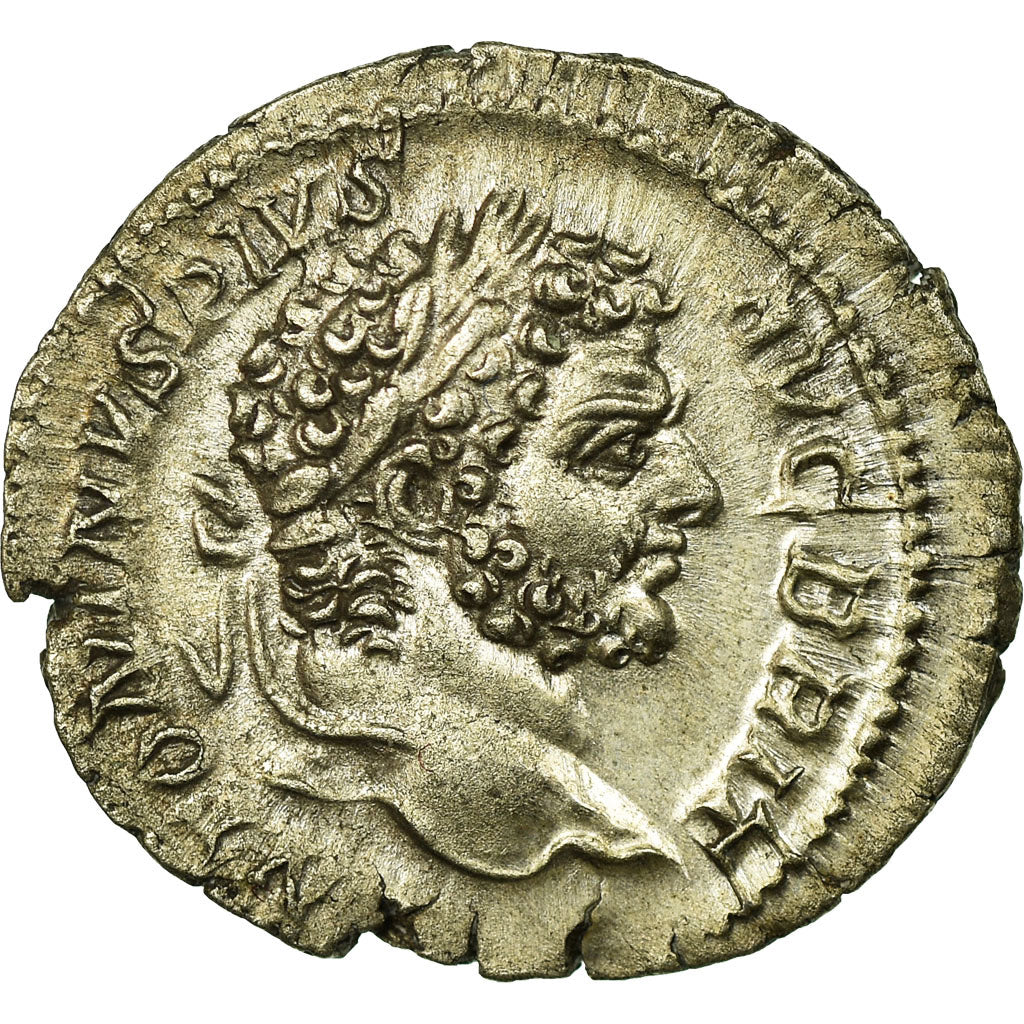 Coin, Caracalla, Denarius, Roma, AU(55-58), Silver, Cohen:211