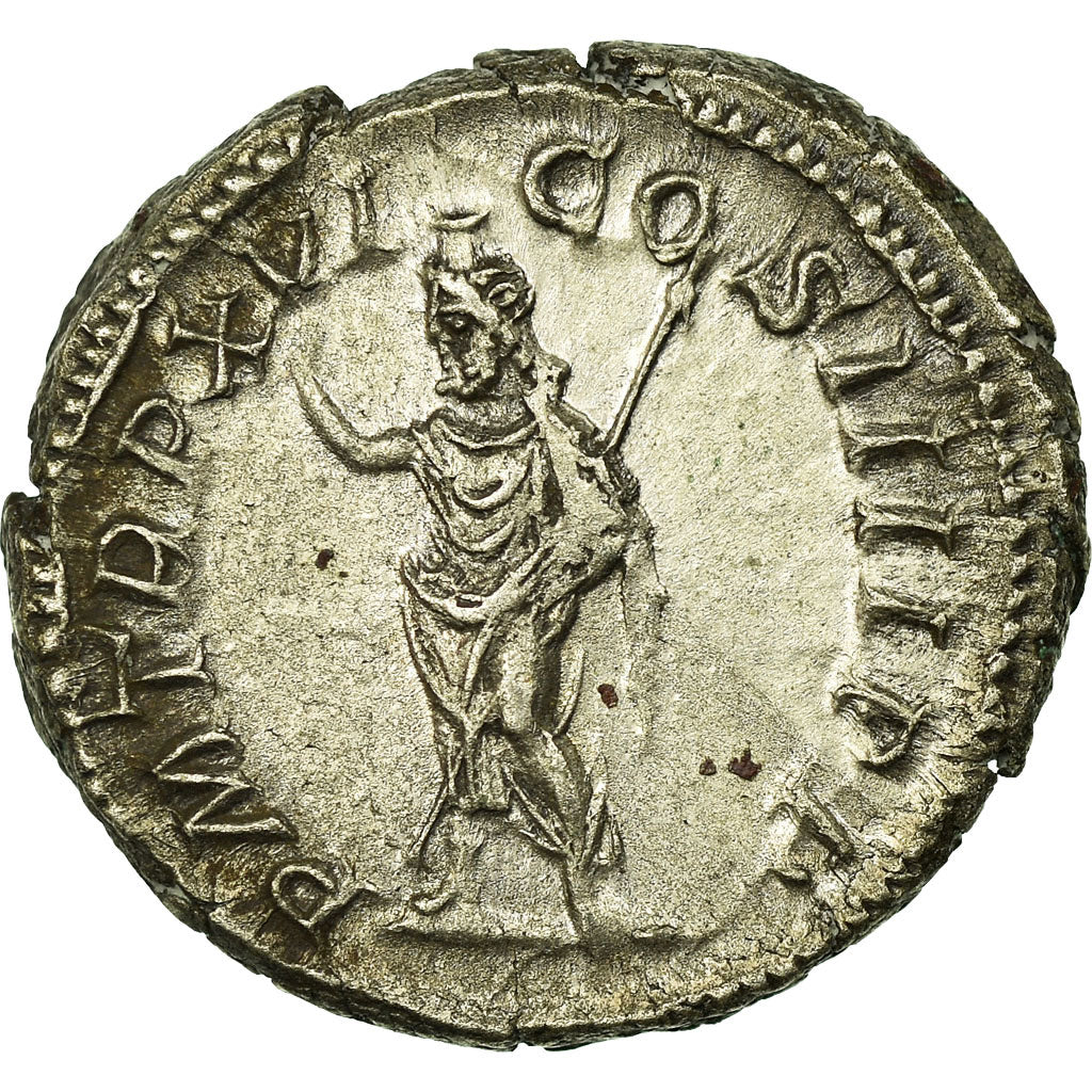 Coin, Caracalla, Denarius, Roma, AU(55-58), Silver, Cohen:211