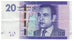 Nota, Marrocos, 20 Dirhams, UNC(63)