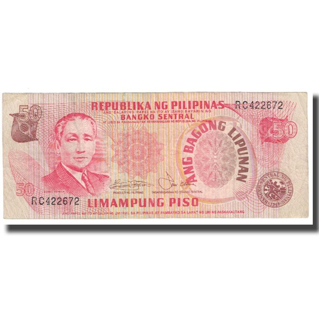 Banconote, Filippine, 50 Piso, KM:163b, SPL-