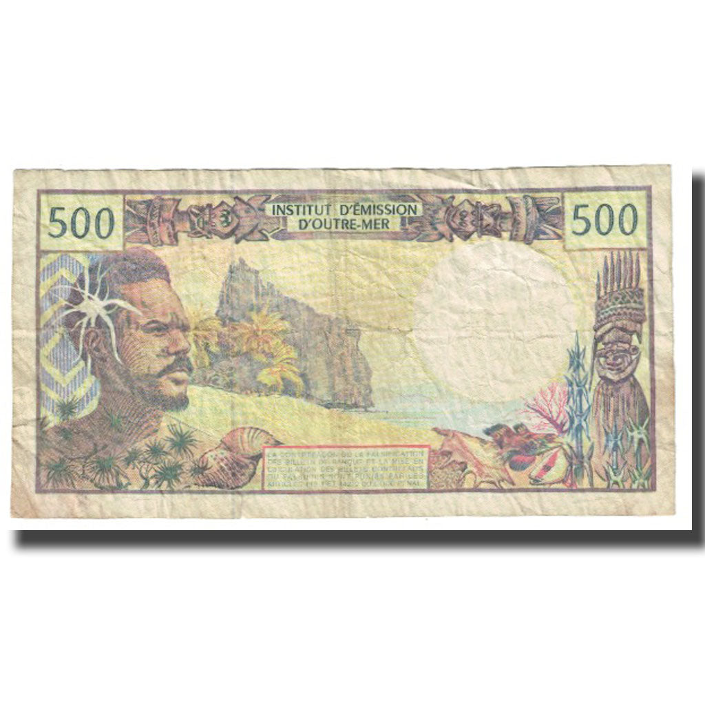 Geldschein, French Pacific Territories, 500 Francs, KM:1a, S