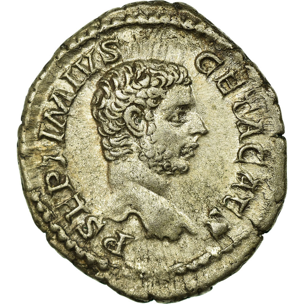 Coin, Geta, Denarius, Roma, AU(50-53), Silver, Cohen:123