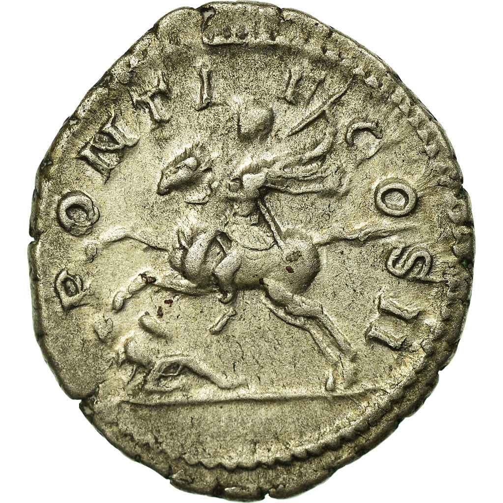 Coin, Geta, Denarius, Roma, AU(50-53), Silver, Cohen:123