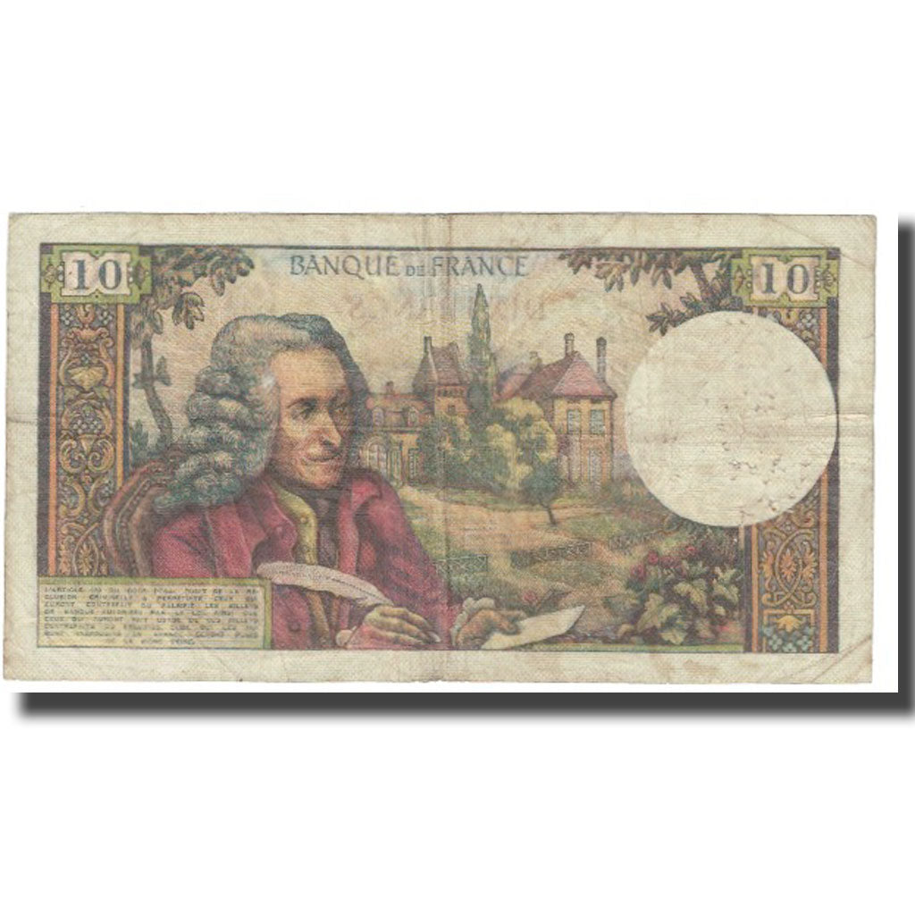 France, 10 Francs, Voltaire, 1973, R.Tondu-G.Bouchet-H.Morant, 1973-04-05