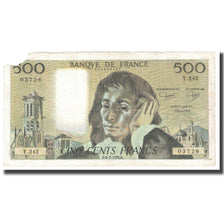 France, 500 Francs, Pascal, 1986, BRUNEEL, BONARDIN, VIGIER, 1986-02-06